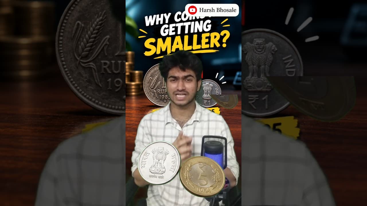 Why Indian coins keep changing shape #indiancurrency #facts #economics